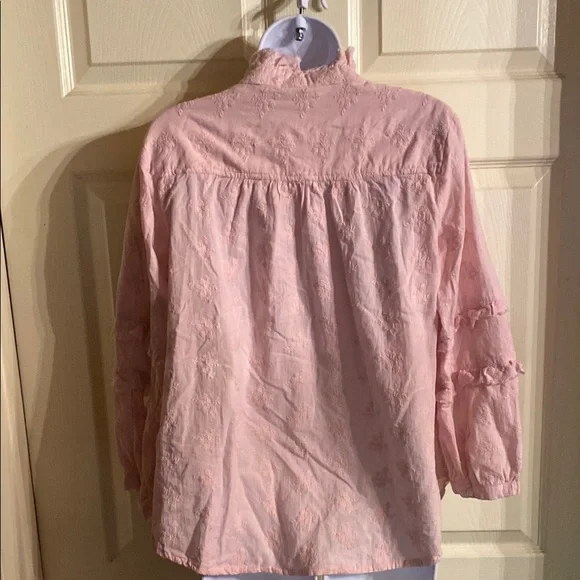 Pink Ruffled Blouse - Picture 5 of 8